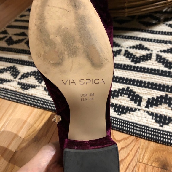 Via Spiga | Velvet boots (size 4) - Picture 2 of 4